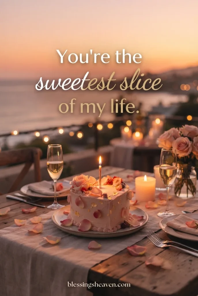Romantic Birthday Cake Quotes