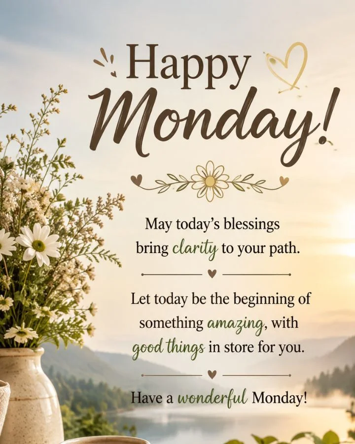 happy monday blessings