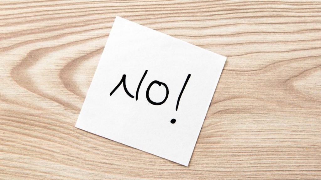 No