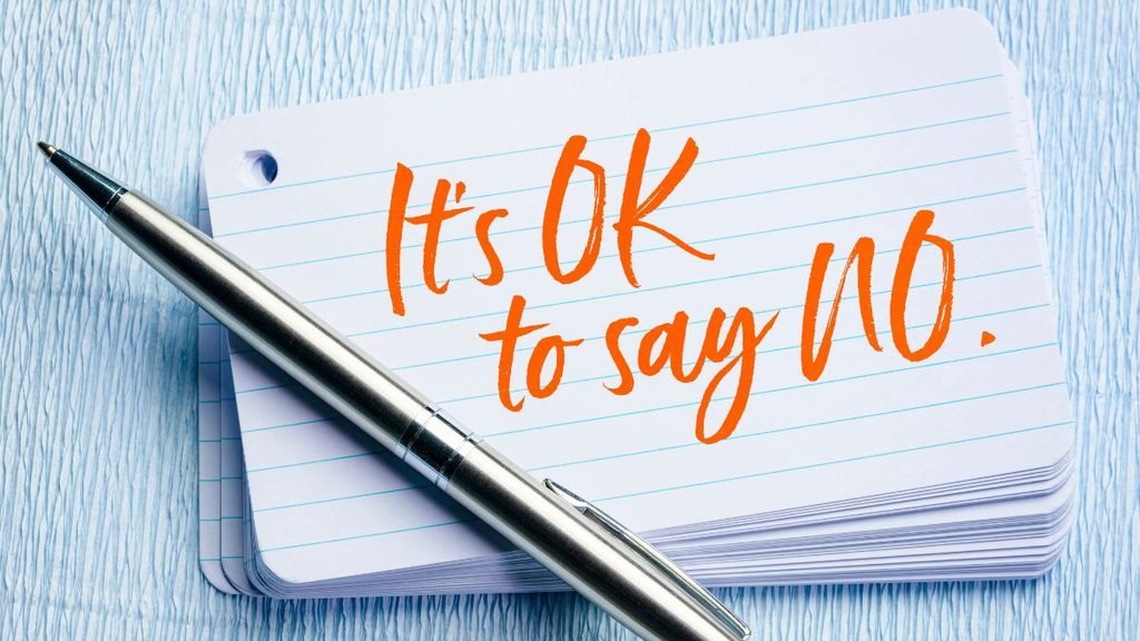 Saying No