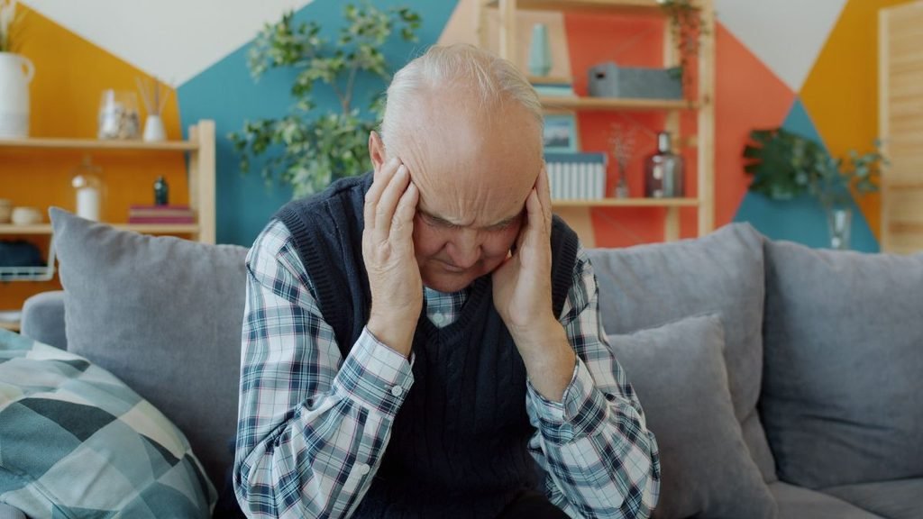 Stress Old man