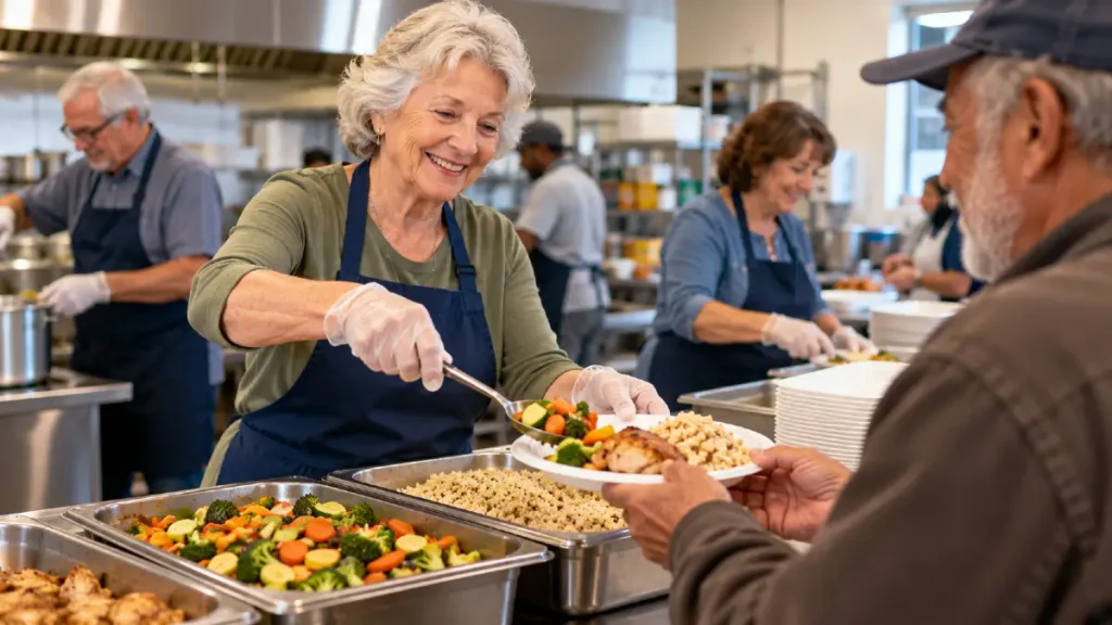 Serve Meals at a Community Kitchen