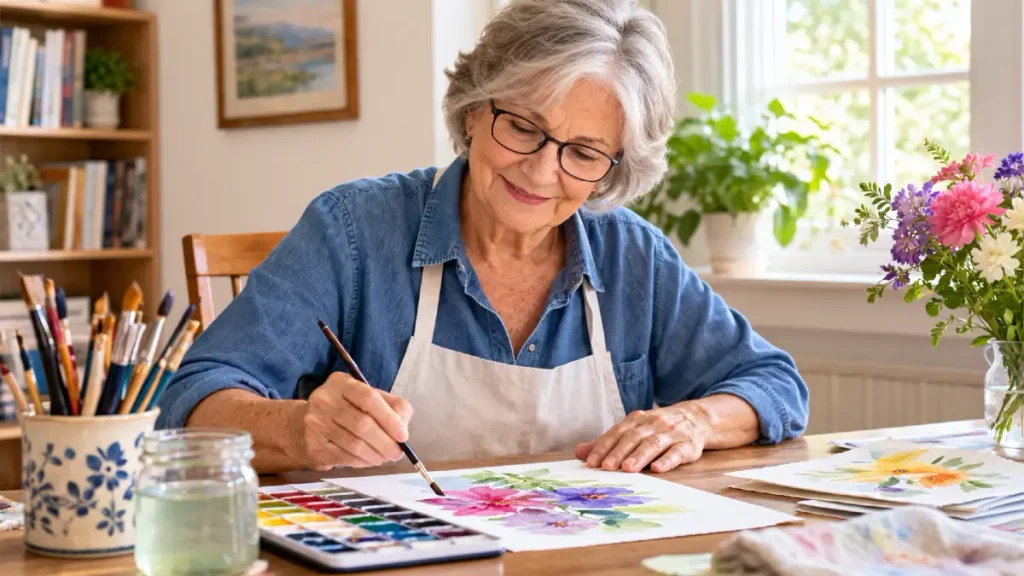 Try Watercolor Painting at Home
