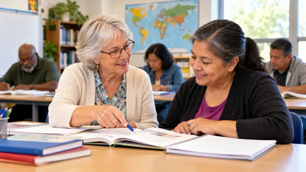 Tutor Adults Learning English or Reading Skills