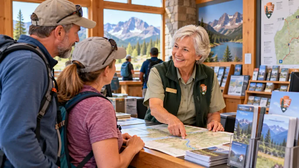 Welcome Visitors at a National Park